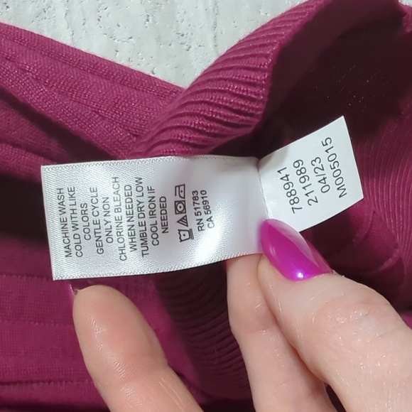 Pink Knit Sweater Top - Picture 7 of 7